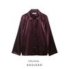 Kaslead New Women Clothes Western Style Fashion Silk Satin Texture Jacket 8184025