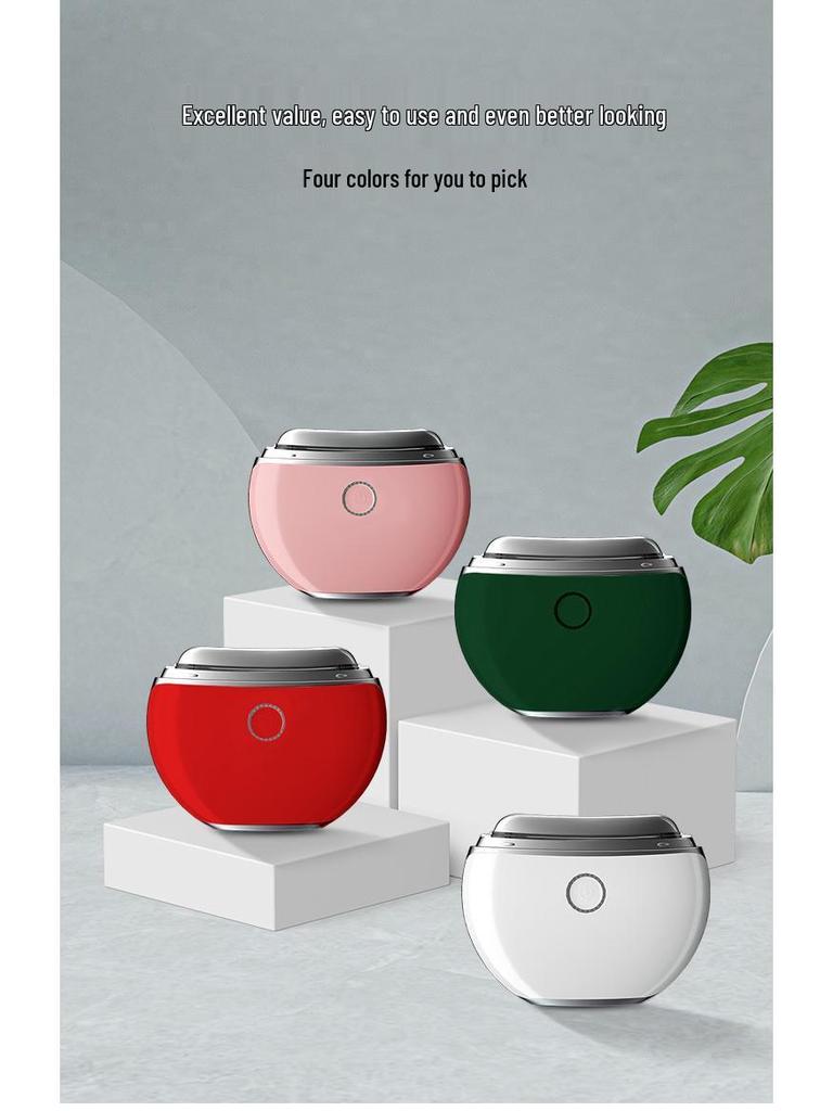 Gua Sha Vibrating Microcurrent Facial Massager with Light Therapy for Lifting and Firming