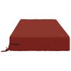 Seat Cushion SOEST 100percent  Polyester Red 120 X 60 X 15 Cm