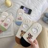 Spring and Summer Dot Yarn Cute Cartoon Silicone Anti-slip Shallow Mouth Invisible Socks
