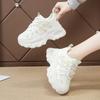 Autumn new platform sneakers lightweight soft-soled breathable running shoes mesh dad shoes