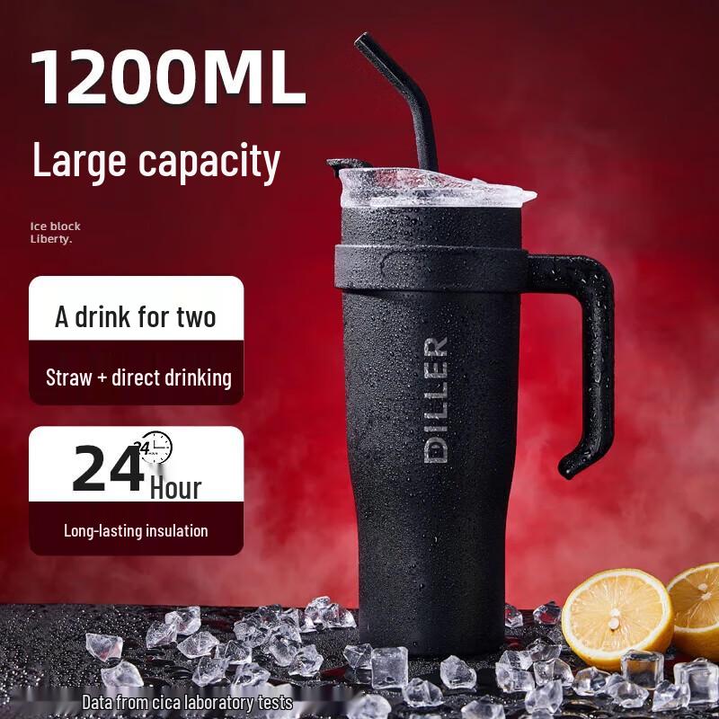 CICA Insulated Tumbler with Straw