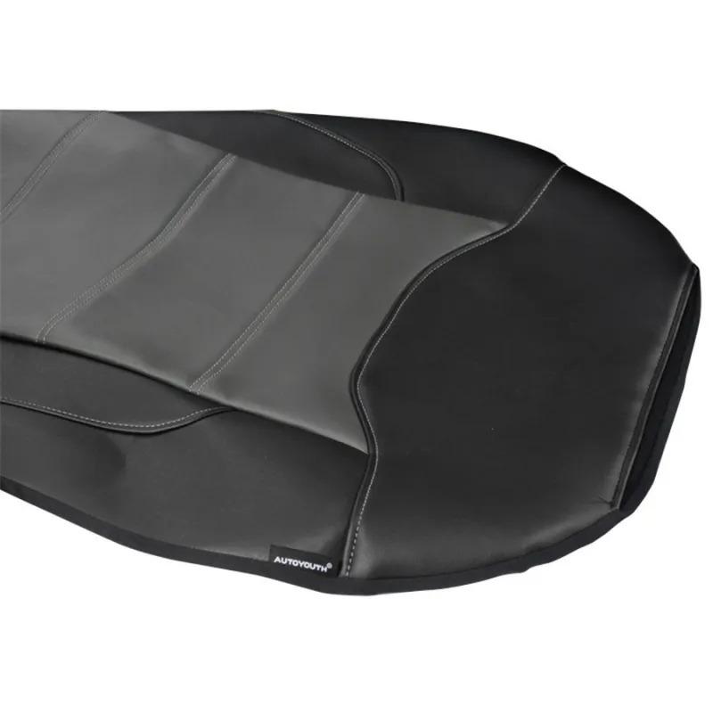 

Универсальный комплект чехлов на сиденья из искусственной кожи для автомобиля, защитные чехлы для автомобильных сидений