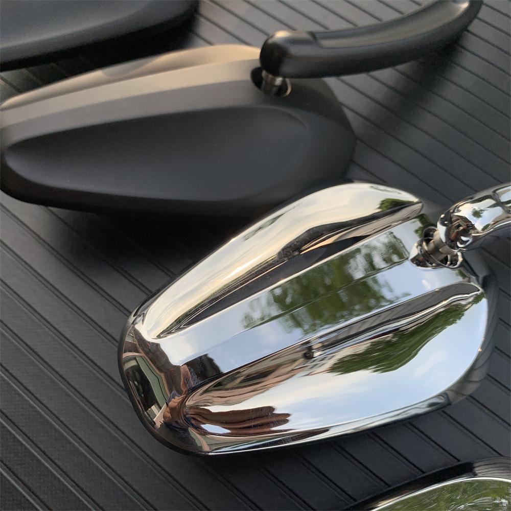 Motorcycle Rearview Rear View Mirrors Glass Back Side Mirror Right Left For Harley 883 1200 48