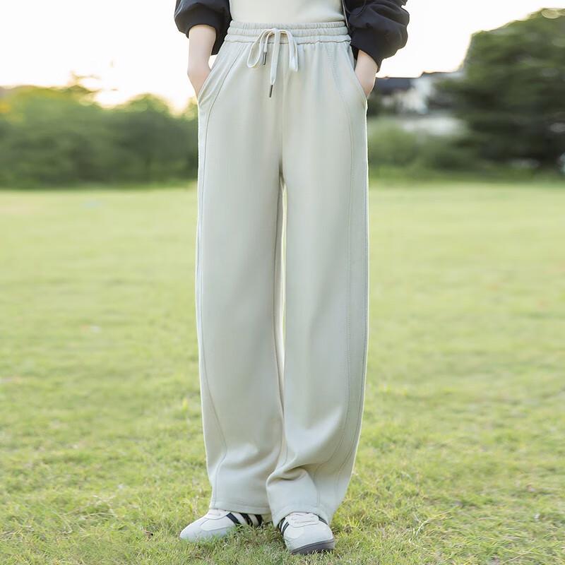 Women's High-Waist Wide-Leg Casual Trousers