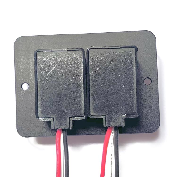 Double Channel LED Dimmer Switches Compact Aluminum Alloys LED Light Controller 12V Electrical Light Brightness Regulator