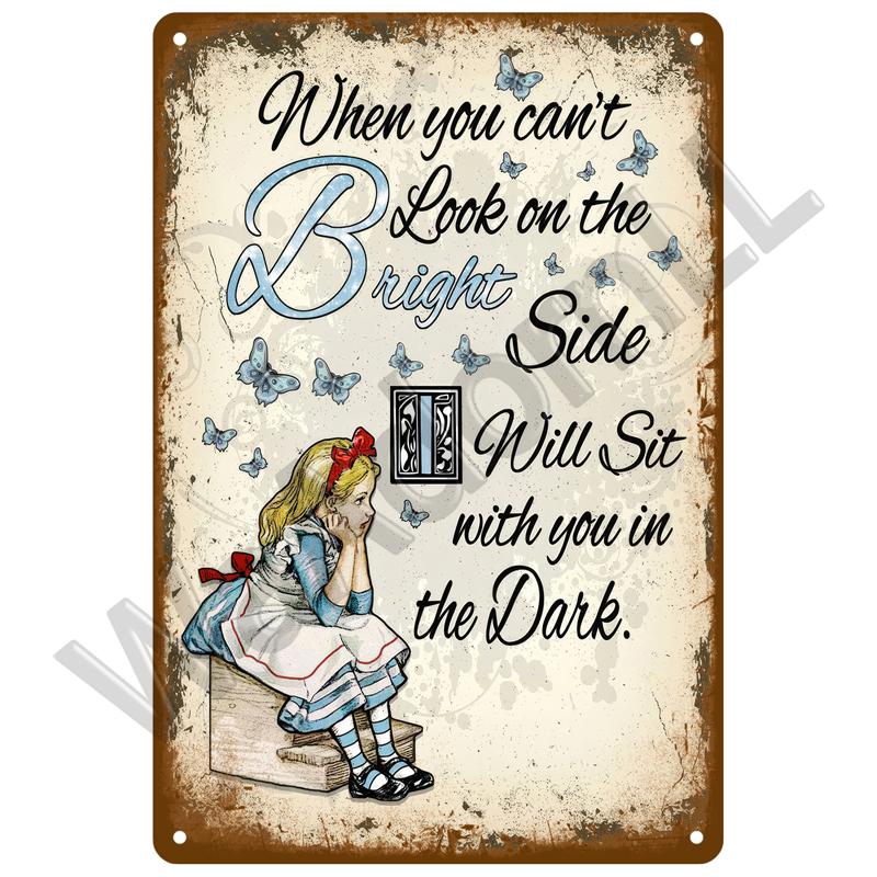 Retro Tin Sign For Cafe Garden Decorations Vintage Metal Sign Home Wall Art Mural Plaque Plate Room Decor Farm Painting Gift