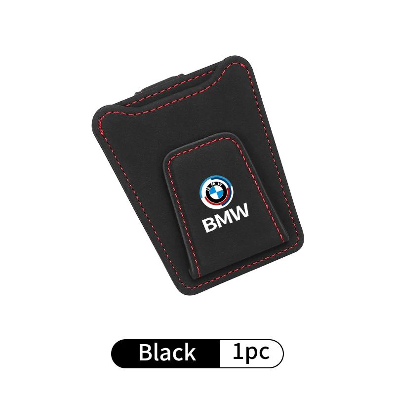 UYDH3 New Car Glasses Clip Sun Visor Card Glasses Holder Cars Accessories For BMW Motorsport X1 X3 X5 E39 E46 E90 F20 E60 F30 E36