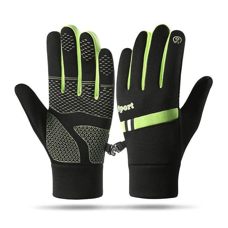 Warm Fleece Lined Gloves For Men And Women Outdoor Cycling Windproof Waterproof Touchscreen Skiing Gloves
