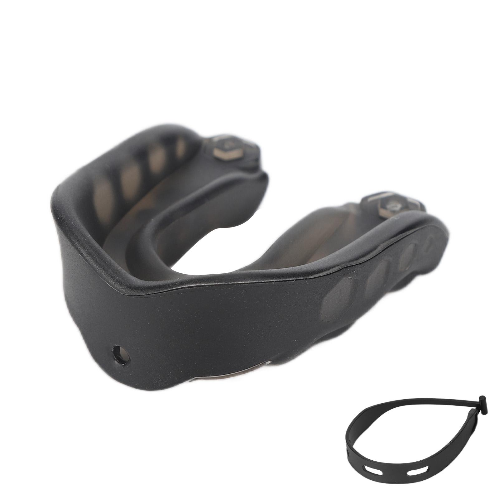 

Профессиональная шоковая капа для рта, щек, языка, зубов, защита зубов для всех видов спорта Black