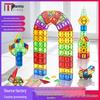 6.5cm Stained Glass Magnetic Building Blocks - Educational Toys for Kids.