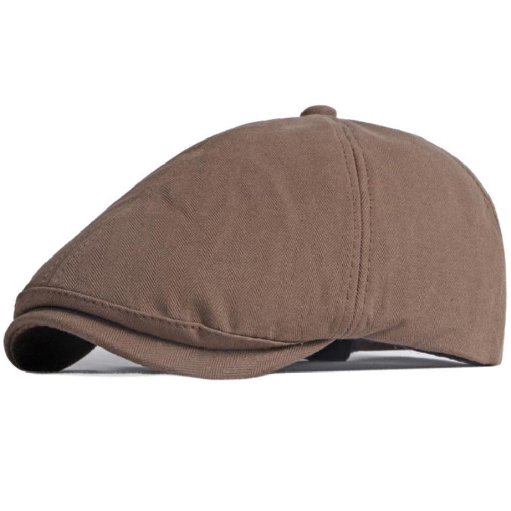 

HT4666 Berets Spring Summer 6 Panels 100% Cotton Ivy Flat Caps Vintage Artist Painter Beret Hat Male Female Octagonal Beret Cap 55-60cm Adjustable кавовий
