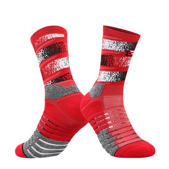 Тренировочные носки со средней трубкой, поглощающие пот, легкие унисекс, спортивные, антифрикционные, профессиональные баскетбольные носки, повседневная одежда