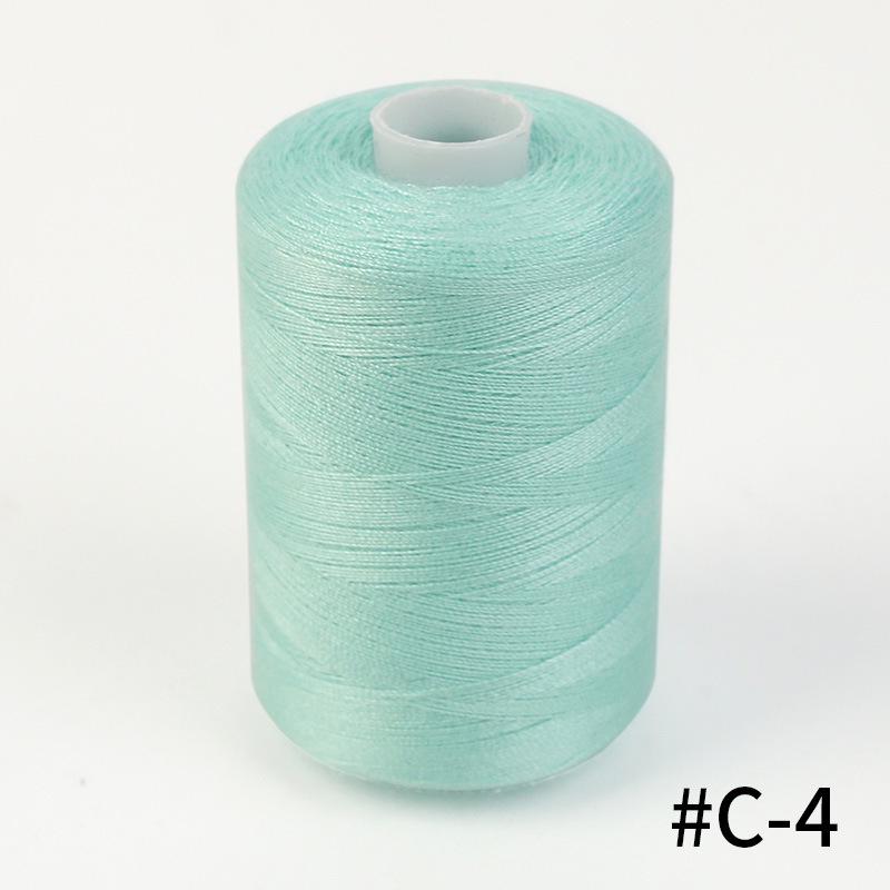 402 High-Speed Polyester Sewing Thread - 1000 Yards, Rainbow Colors, Ideal for Home and Hand Sewing Projects
