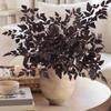 Artificial Cimicifuga Plant Leaf Stem Faux Cimicifuga Ramosa Leaf Branch For Home Vase Wedding Garden Table Mantel Decor