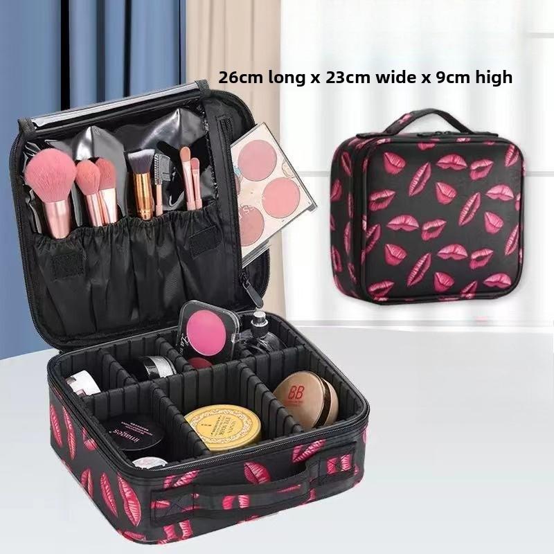 Neue Make-up-Tasche für Frauen, wasserdicht, notwendig, für Schönheitspinsel, Stickerei, Werkzeug, Aufbewahrung, Kosmetiktasche, professionelle Make-up-Box