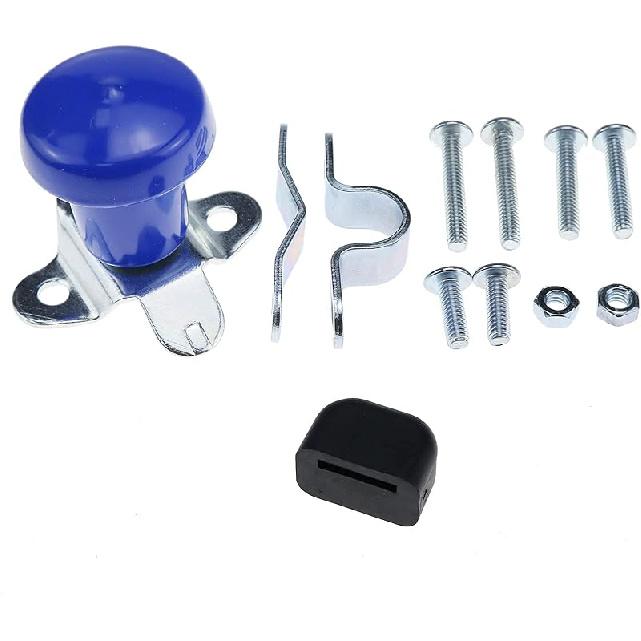 DVPARTS Red Universal Tractor Steering Wheel Spinner Knob Rubber Knob Steering Wheel Sleeve WSV122R For John Deere Case IH International Farmall And