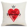 Valentine's Day Pillow Cover New Letter Love Sofa Cushion Cover Short Plush Cushion Pillow