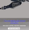 LED Flowing Water Turn Signal Lights for Off-Road Motorcycles - 12V Arrow Design.