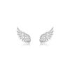 1/2/3Pcs Mini Angel Wings Musical Note Stud Earrings Anti-allergy Fashion Jewelry for Women Office Work Wear Gifts