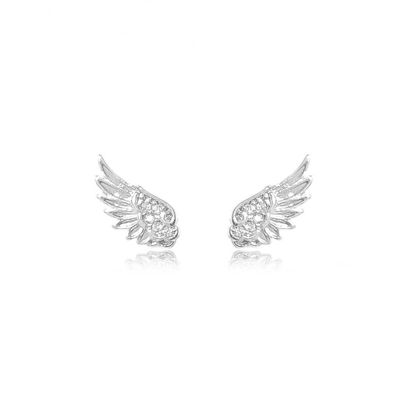 1/2/3Pcs Mini Angel Wings Musical Note Stud Earrings Anti-allergy Fashion Jewelry for Women Office Work Wear Gifts