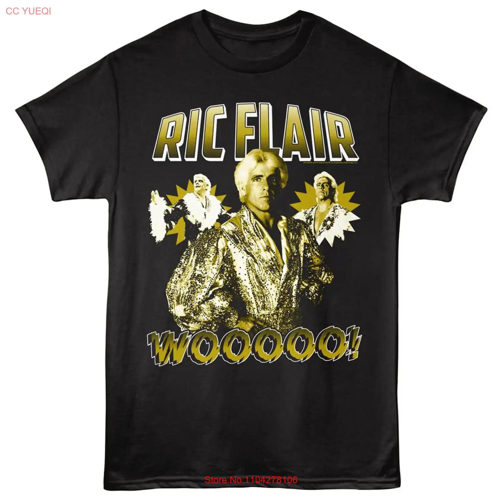 Ric Flair Gold Robe WOOOOO Men s T Shirt Wrestling Legend vintage Washed designer clothes Breathable Unisex homme Soft S разноцветный