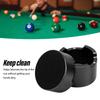 Billiard Chalk Case Round Aluminum Alloy Pool Cue Chalk Box Holder for Pool Cue Sports Accessories