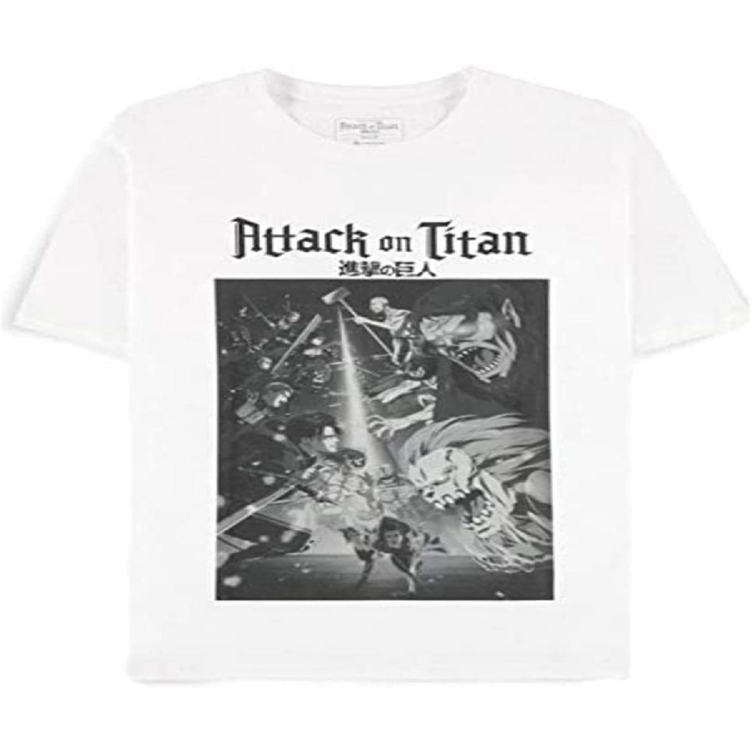 Difuzed Attack on Titan - Season 4 - Men s_Boys  Short-Sleeved T-Shirt XXXXXL белый