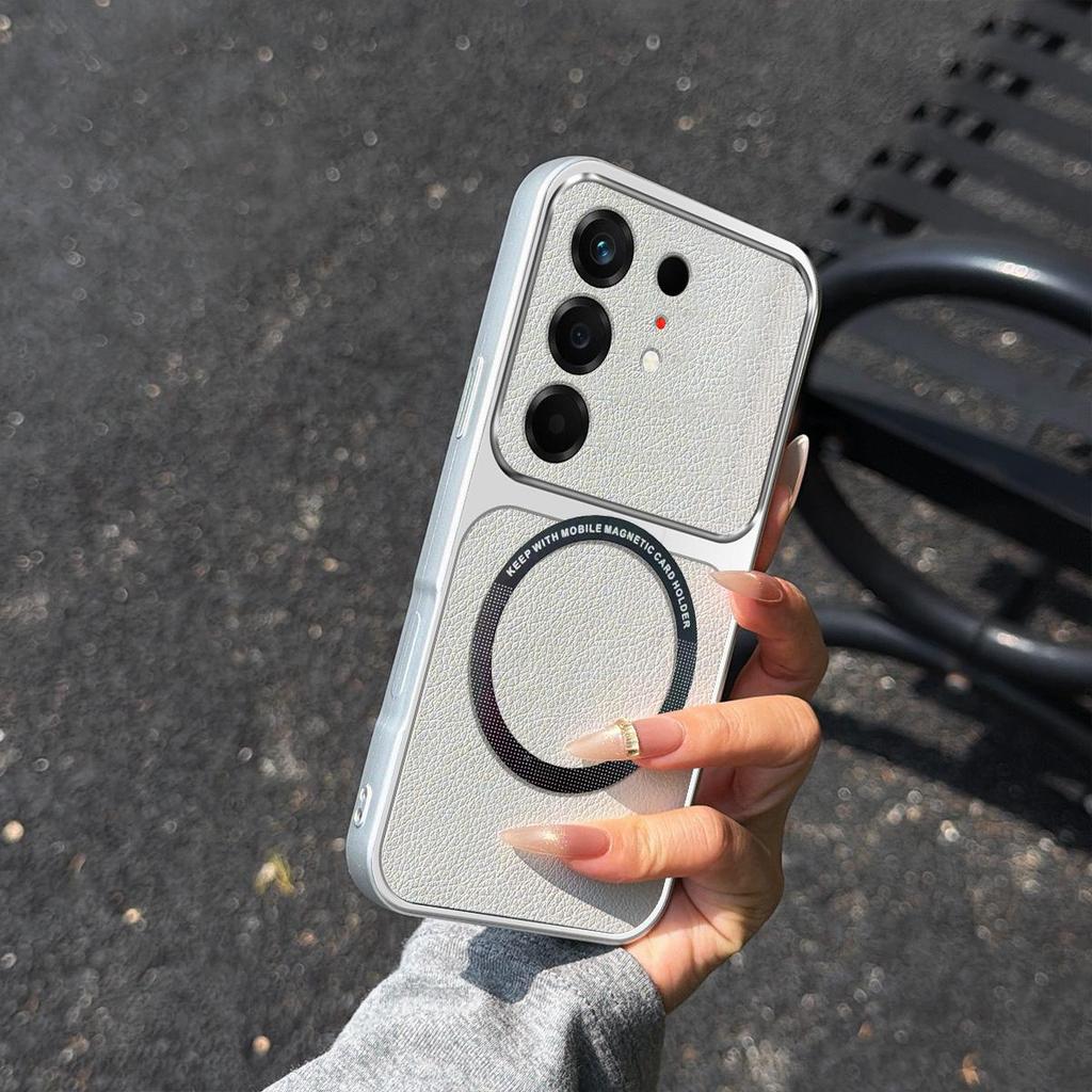 Case for TECNO CAMON 50 4G,Pro,Ultra 5G Viral Change to 17 Magnetic Split Leather Back Big Lens Protector Cover