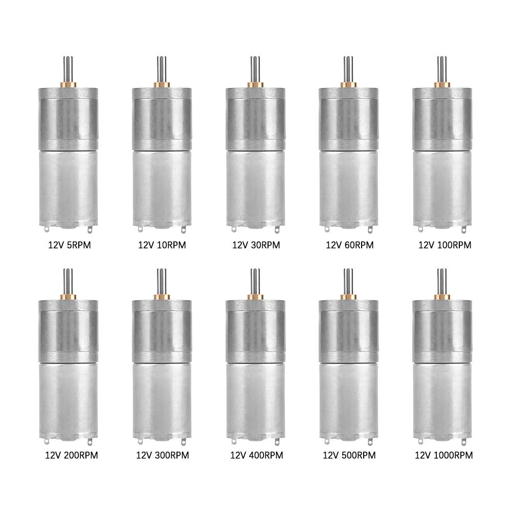 25mm 12V 25GA‑370 Low Speed Metal Gear Motor for Electronic Lock Metal Gear Motor