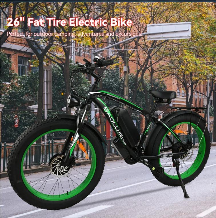 2026 New BLJ DP-2602 2000W Dual Motor 48V 23AH Battery Hydraulic Brake, Aluminum Alloy Frame, Adult Electric Bicycle.