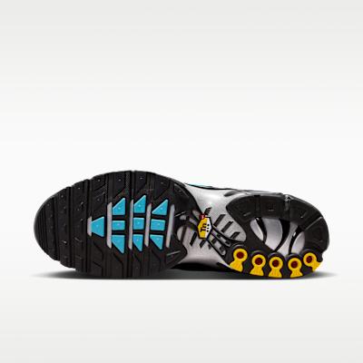 Nike Air Max Plus Premium 'Black Chrome Gamma Blue' Men's Sneakers