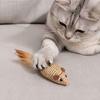 Natürliches Sisal-Seil Katzen-Kauspielzeug Mäusespielzeug, Federmaus Kätzchen Aktiver Beutetrieb Ratten Spielzeug zur Zahnpflege, Indoor Katzen Selbstunterhaltung Sicher