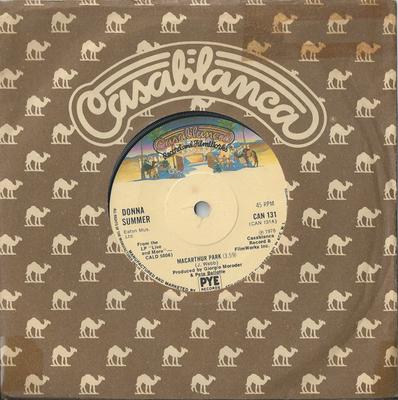 7inch Record DONNA SUMMER - MacArthur Park CAN131 Casablanca 1978 UK Soul/Funk Used