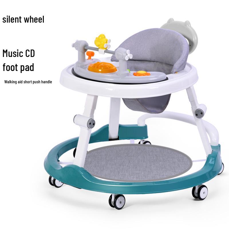 Multi-Function Baby Walker: Anti-Fall, Anti-Rollover, U-Shaped, Suitable for Boys & Girls.