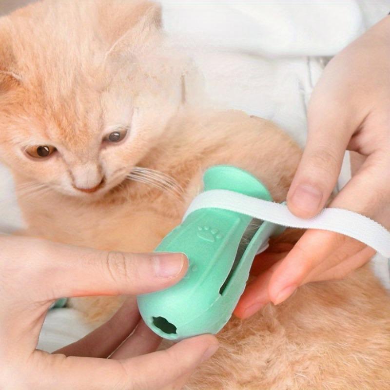 4PCS Multi-functional Silicone Cat Foot Cover Anti-cat Injury Cleaning Bath Tool Bath Foot Cover Dog Shoe Cover Cat Claw Cover