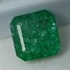 Natural Green Emerald SQUARE Cut 6.50 Ct Colombian Loose Gemstone CERTIFIED.