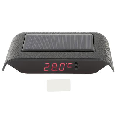 Přenosné solární hodiny s LED světelným světlem pro vozidla, auto, nákladní automobily, příslušenství