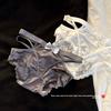Lady Summer Pure Desire Sexy Lace Satin Comfortable Hollow Low Waist Triangle Briefs