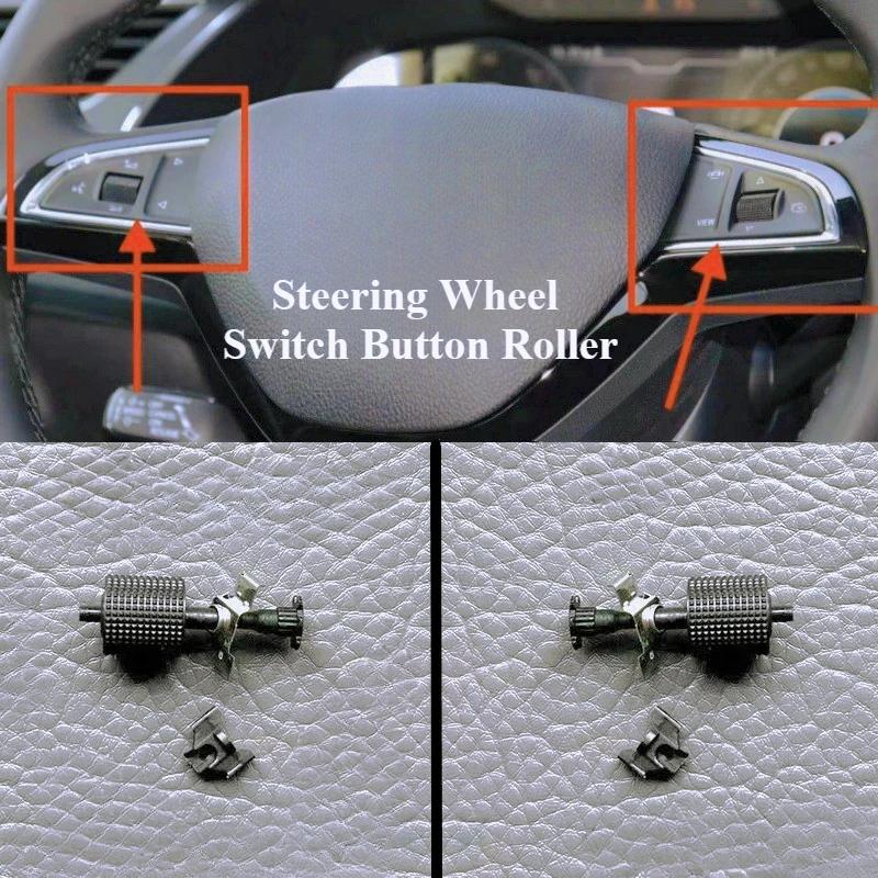 Multi-functional Steering Wheel Switch Button Roller for Skoda Octavia 3 A7 RS Superb Fabia Mk3 Kodiaq Rapid Karoq Yeti