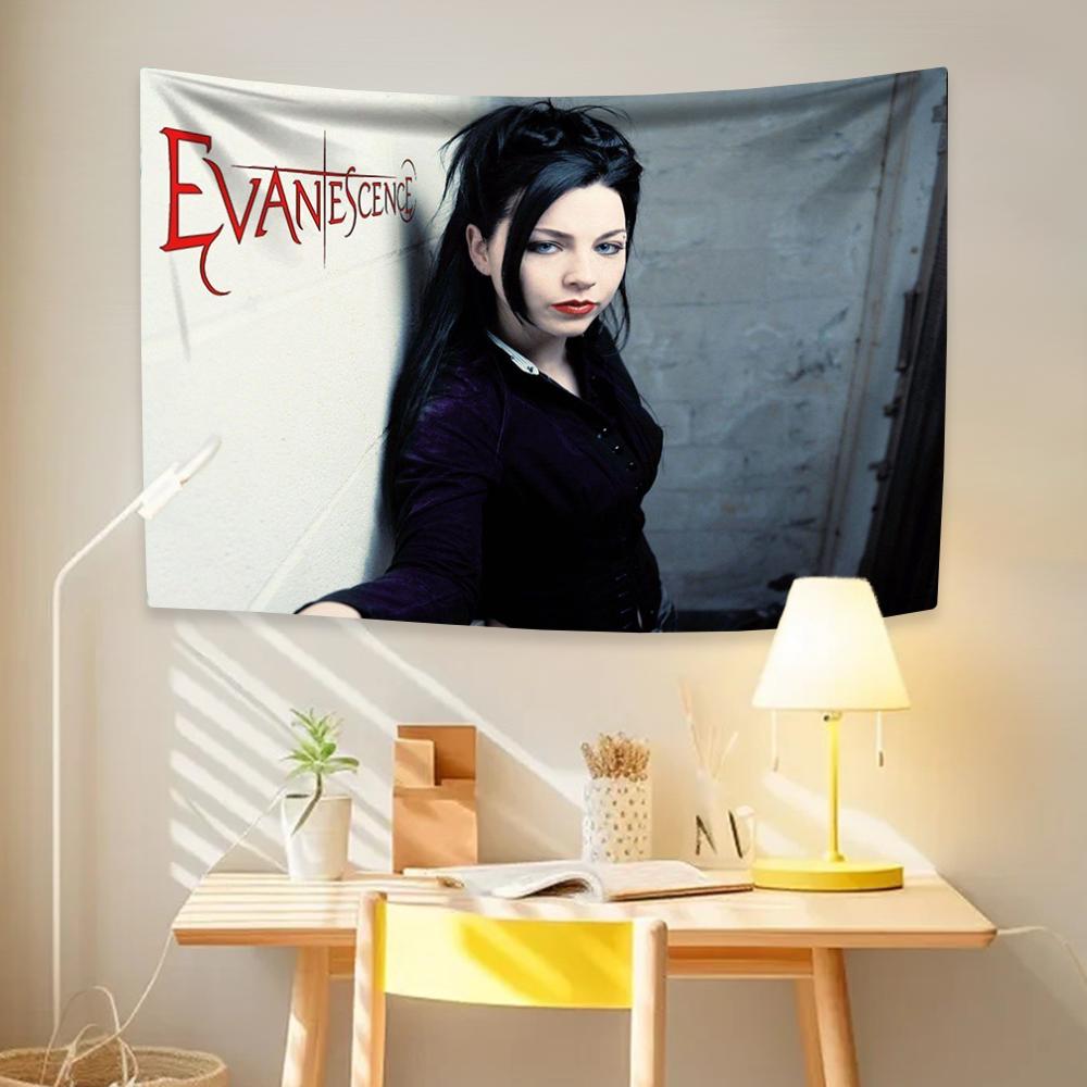 Evanescence Gobelín Vintage Rocková Kapela Obal Alba Domácí Dekorace Nástěnná Závěsná Krycí Látka Do Ložnice Studentské Koleje Koncertní Banner