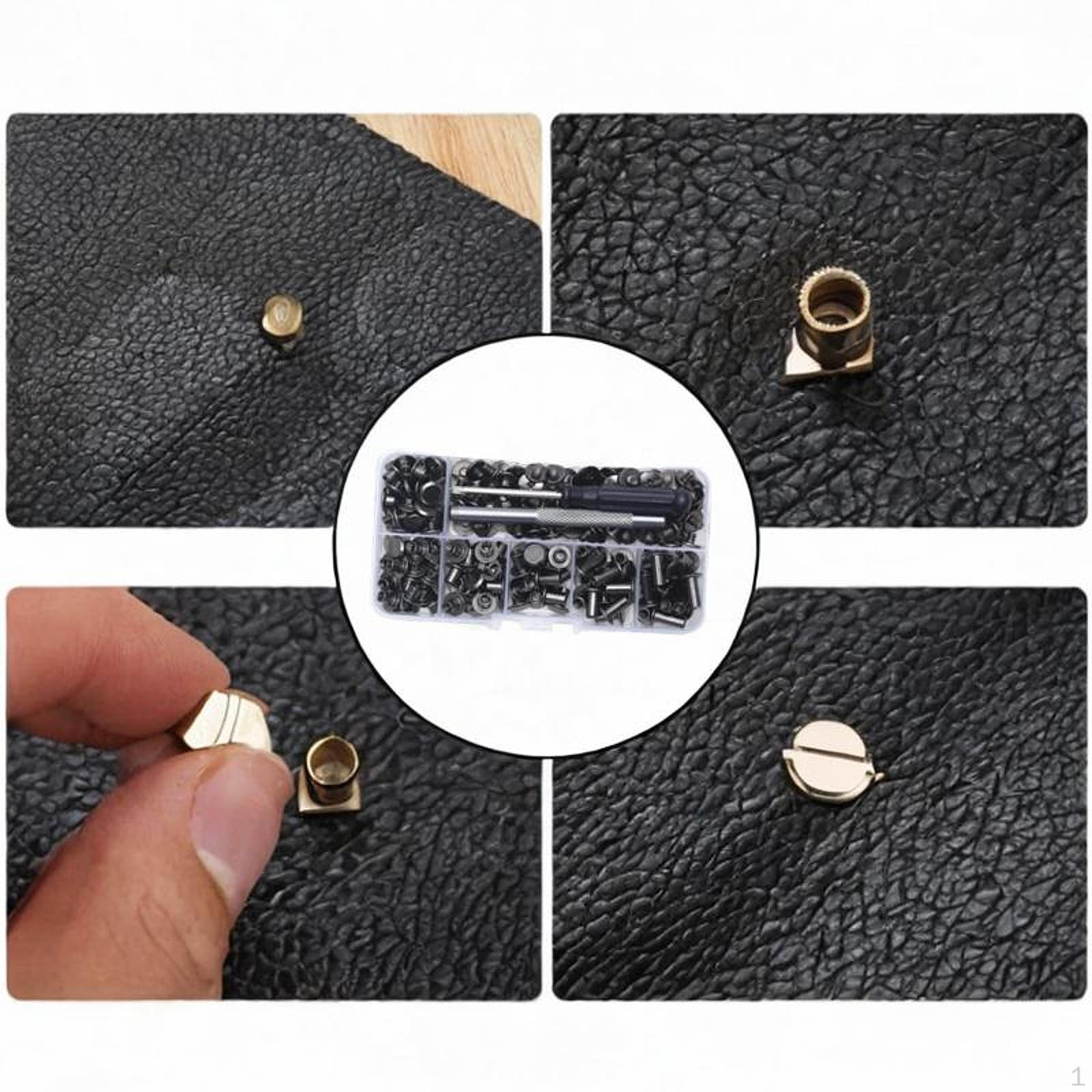 

Heavy Duty Steel Rivet Kit, Wheel Nuts And Rivets for Repair чорний