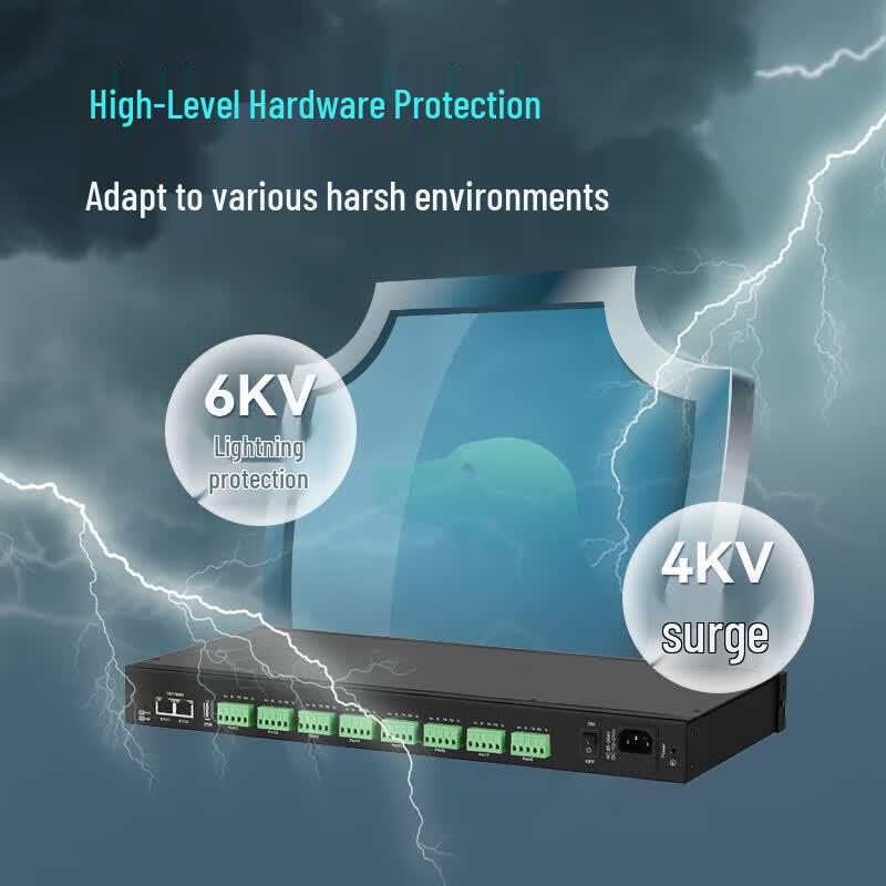 Maiwei 8-Port RS232/RS485 Industrial Rack-Mount Serial Server