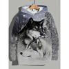 Men's Animal Print Versatile Comfort Hoodie Fashion Hoodies Sweatshirts Men’s