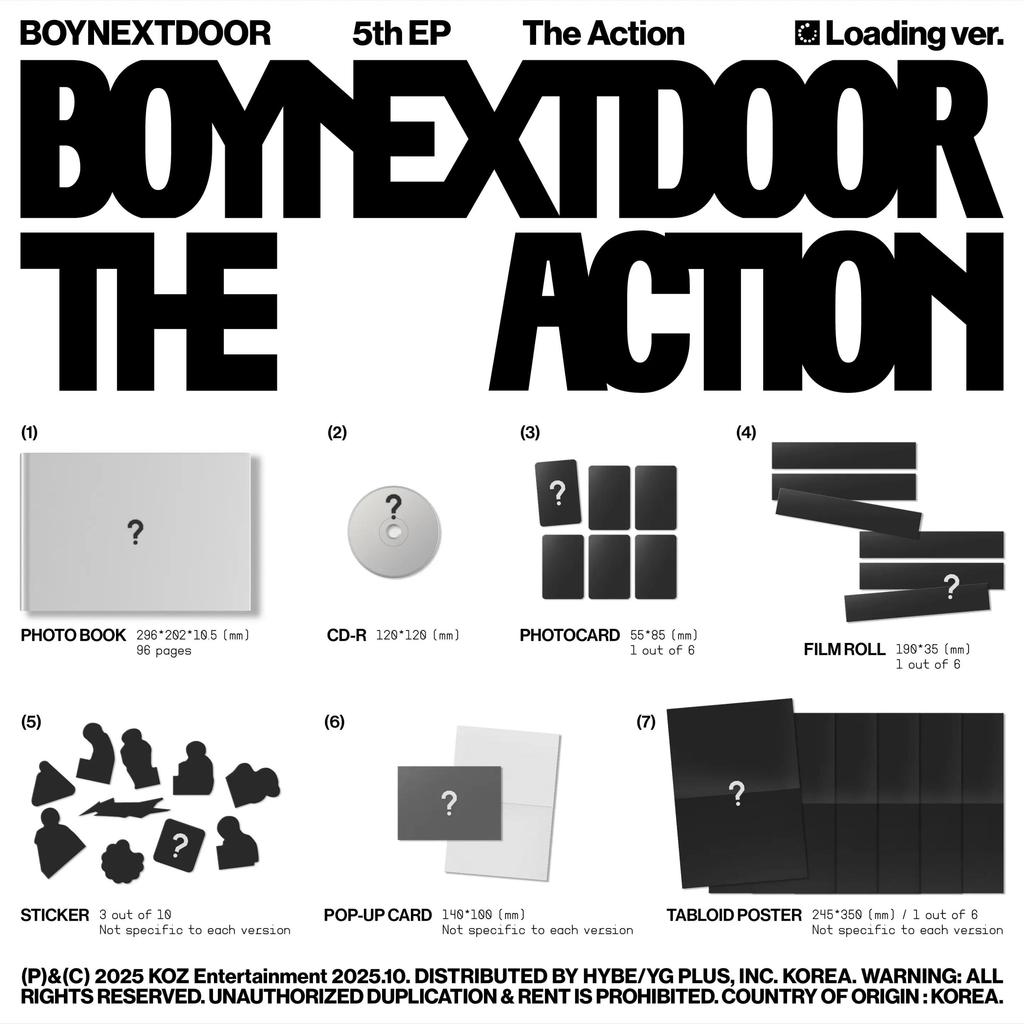(PRE-ORDER)BOYNEXTDOOR - [The Action] 5th EP Album
