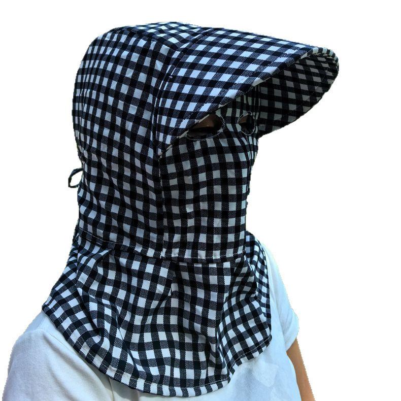 Sun Protection Cap With Full Face Shield For Outdoor Gardening And Work