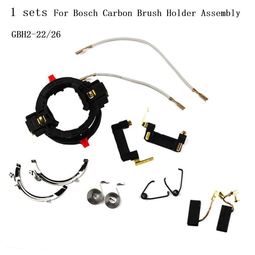 Kohlebürstenhalter Metall und Kunststoff GBH2 22 Kohlebürstenhalter für Bosch GBH2 26 und GBH2 26RE Elektropneumatische Bohrhammer