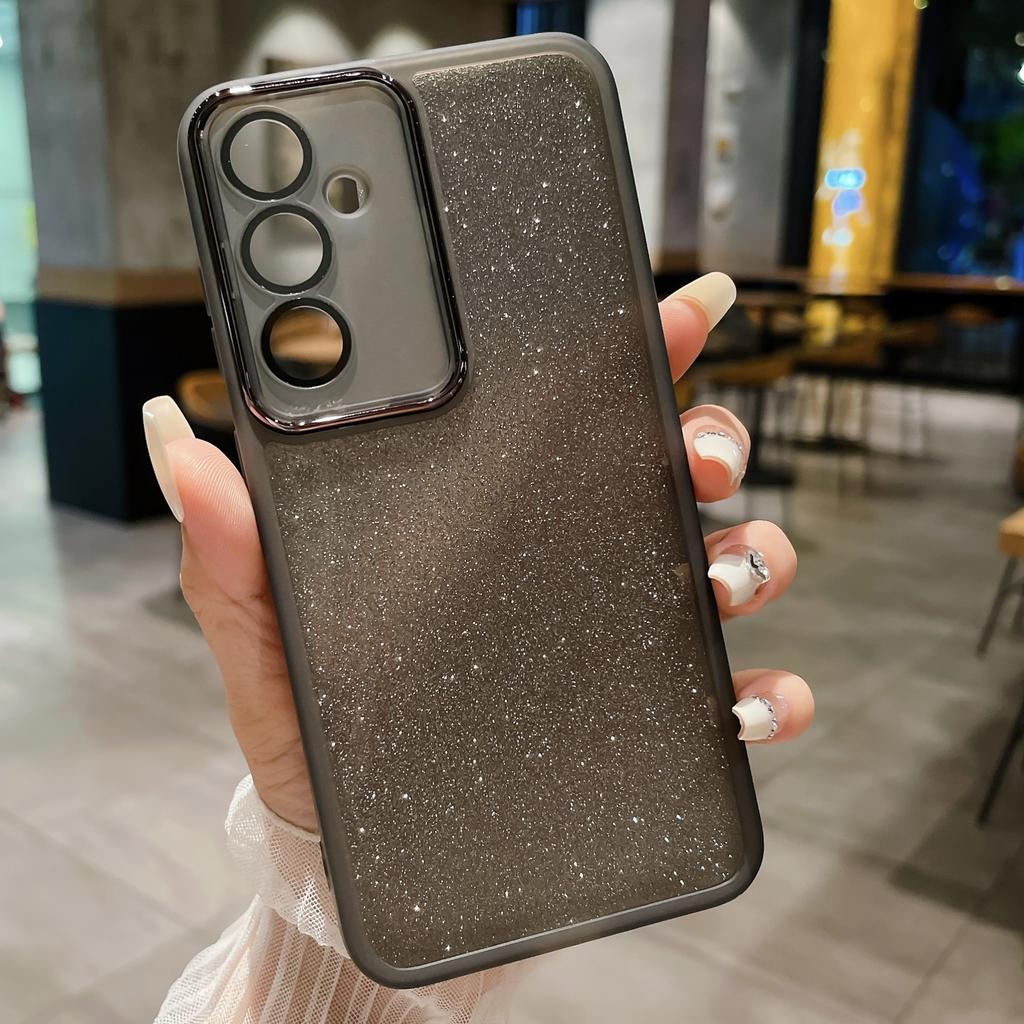 Applicable To Samsung S25ultra Simple Soft Case S23 Mobile Phone Case S22 Charm Eye S21 Glitter All-inclusive S20 Protective Case