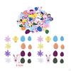 Easter Stickers Egg Bunny for Kids Cute Waterproof Decals Decoration