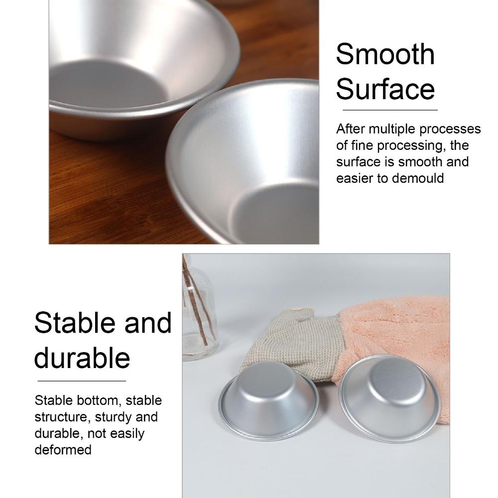 25pcs Aluminum Mini Cupcake Molds Nonstick Muffin Cookie Mold Bakery Pastry Shop Cafe